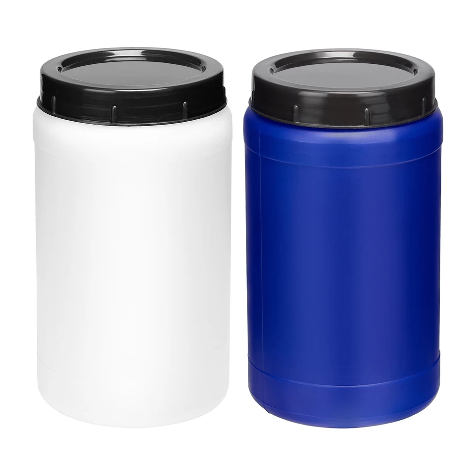 GARRONDA 2 Liter Behälter mit Deckel Futtertonne Weithalsfass BPA-frei Fass Wasser Box