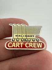 Wal-Mart Walmart Cart Crew Lapel Hat Pin