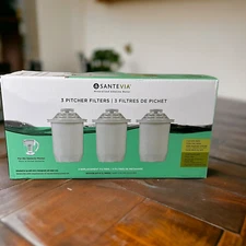 Santevia Water Systems Pitcher Filter 3 Pack Box Sealed 6 Stage Filtration