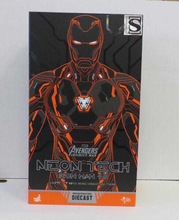 Neon Tech Iron Man 4.0 1/6th Scale Action Figure (2021) Hot Toys