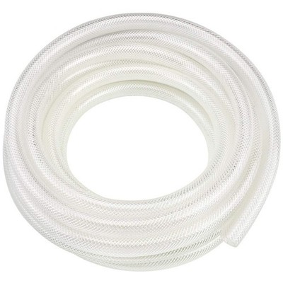 1/4'' ID x 10ft High Pressure Braided Tubing Clear Vinyl Hose