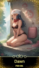 Dawn - Beautiful Sexy Waifu Card -Custom DIY Fan Art Card PW3-081