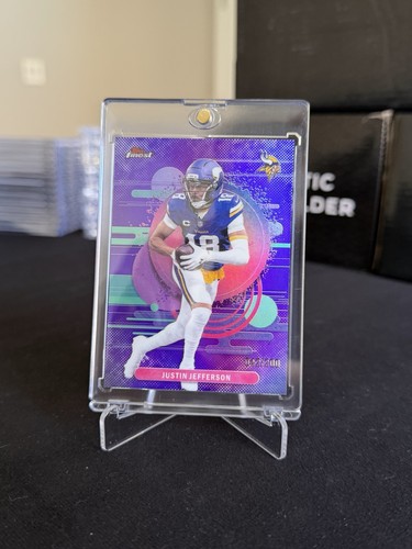 2025 Topps Finest - Uncommon Justin Jefferson #172 Purple Refractor /200