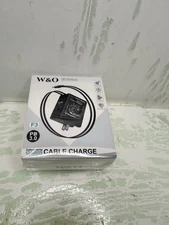 W&O 2 in 1 Gan Charger(Type C/L),120w Compatible Fast,Retractable For iPhone 