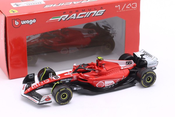Carlos Sainz Jr. Ferrari SF-23 #55 6Th Las Vegas Gp Formel 1 2023 1:43 Bburago-image