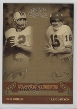 2006 Donruss Classics Classic Combos Silver /250 Bob Griese Len Dawson HOF 1e1b