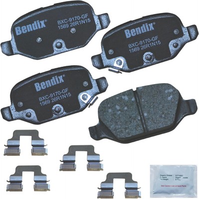 Bendix Priority 1 Ceramic Brake Pads Set For Fiat 500 2009 2019 Enhanced Safety