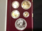 1995-W U.S. American Rare Gold & Silver Eagle 10th Anniversary Proof Set 🇺🇸