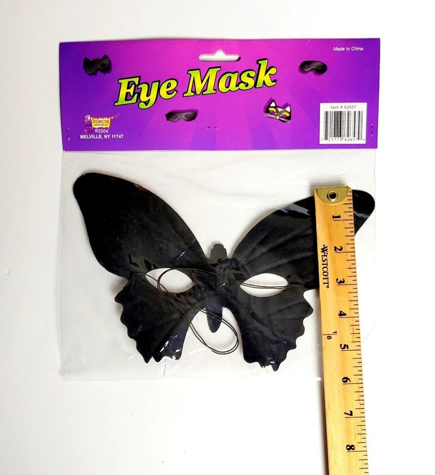 Butterfly VTG Eye Mask Halloween Cosplay Role Play Forum Novelties USA New! - Image 3 of 4