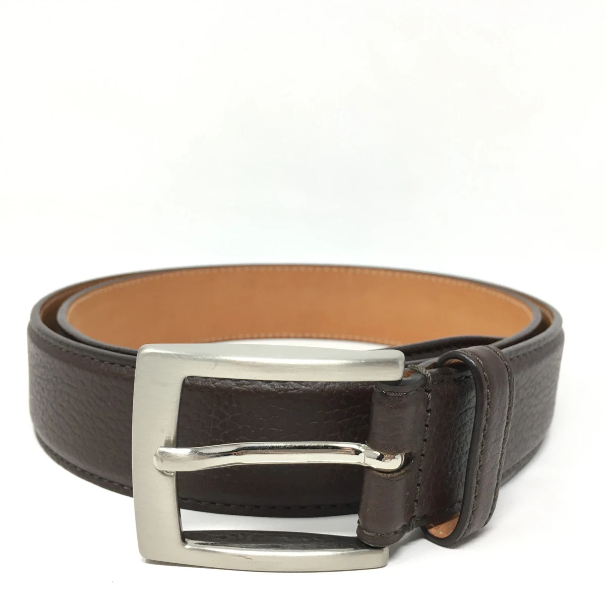 Saks Fifth Avenue Brown Belts for Men for sale | eBay display picture 1