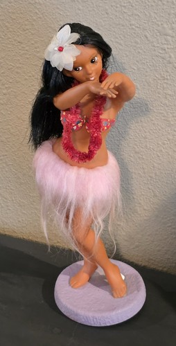 Vintage Aloha Hawaii Dancing Hula Hawaiian Girl