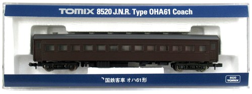 NGauge TOMIX (Tomix) 8520 JNR Passenger Car Oha 61 tipo 2008 año lote 【A】 | Zustand: Usado