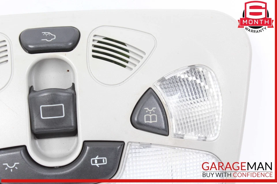 01-07 Mercedes W203 C230 C320 C240 Luz Domo Lectura Superior Lámpara Gris Foto 2 de 4