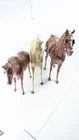 Lot Of 3 Vintage 60's Toy Horses Marx Johnny West Wagon