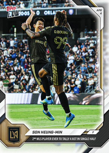 Son Heung-Min - 2026 MLS Topps NOW® - Card 21 - PR: 650
