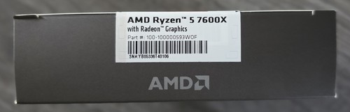 AMD Ryzen 5 7600X CPU 6-Core Processor 4.7GHz (5.3 Turbo), AM5, 7th Gen - 第 4/4 張圖片