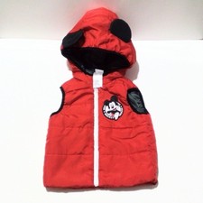Disney Jr. Mickey Mouse Hooded Puffer Vest Size 2T