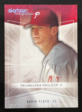 GAVIN FLOYD 2005 Skybox Autographics #96 Rookie Card RC MLB Phillies #031/750. rookie card picture