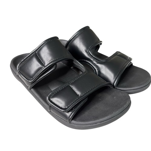 Revitalign Damen-Flip-Flop Größe 9 B schwarze bequeme Slipper Sandalen Fußgewölbestütze - Bild 7 von 13