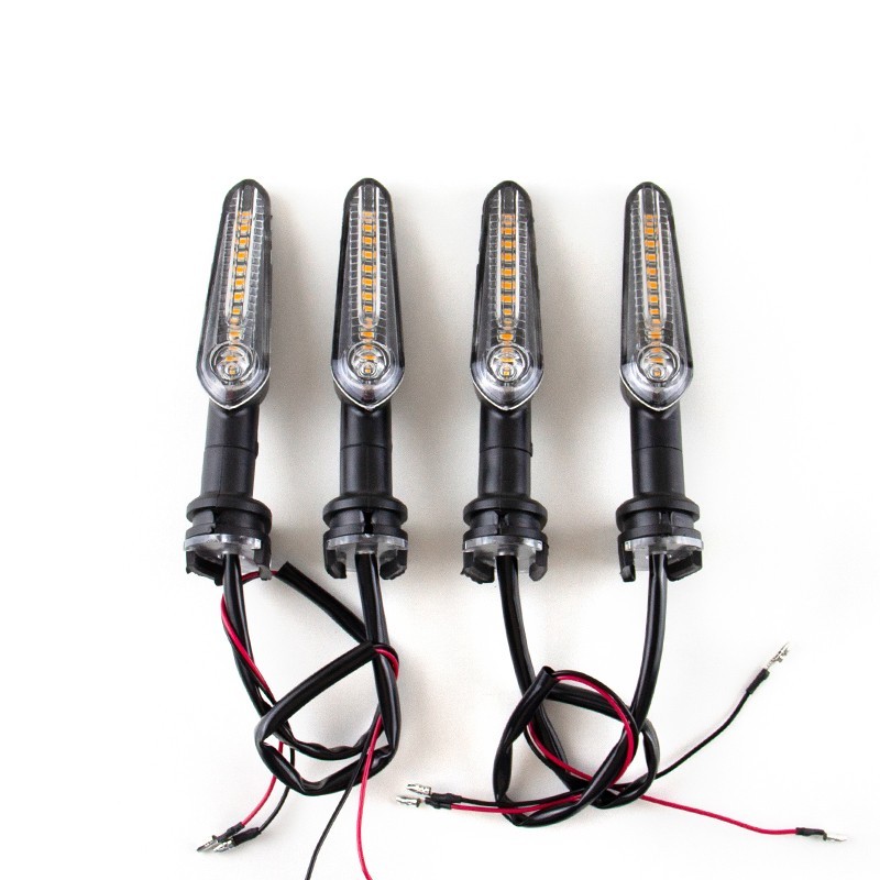 4X LED Turn Signals Blinker Lights For Yamaha FZ6 FZ1 FZ09 F