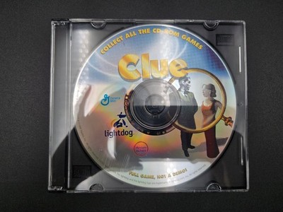 Clue PC CD ROM Video Game General Mills Mystery Board Game