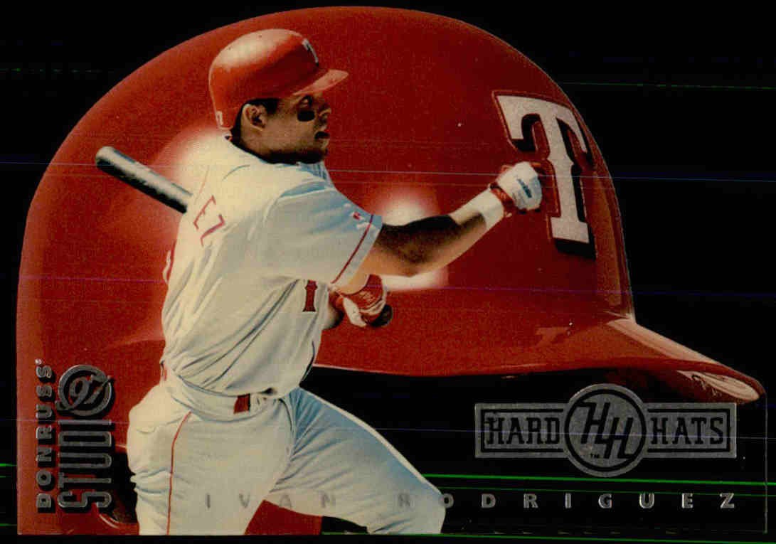 1997 Studio #1 Ivan Rodriguez #/5000 Hard Hats