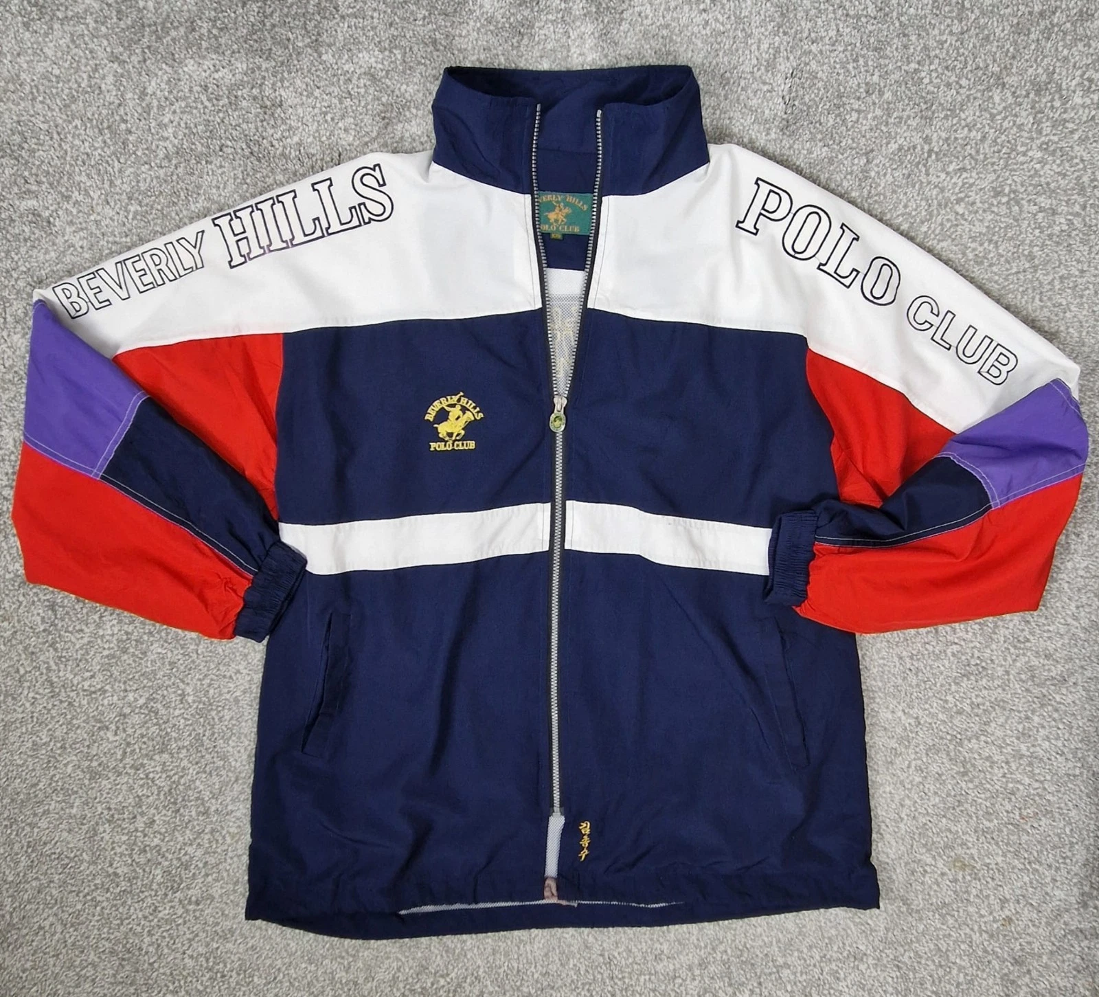 Vintage Beverly Hills Polo Club Windbreaker Size L