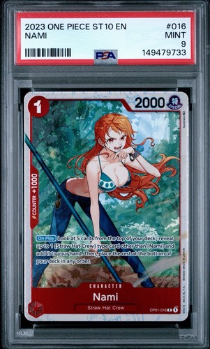 Nami (Ultra Deck: The Three Captains) graded PSA 9 for sale on eBay