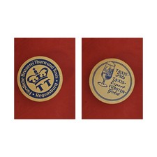 Thurn und Taxis Regensburg blauer Kreis Brauerei Bierdeckel Beermat