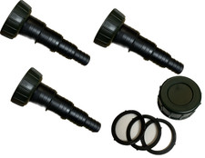 Blagdon Pond Pressure Filter Hosetail Set 4000 6000 10000 with Locking Nuts