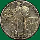 1929 Standing Liberty Quarter Choice Extremely Fine XF+/AU Coin #40282