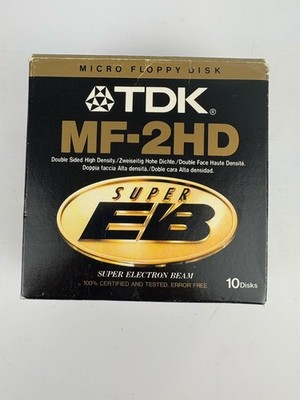 tdk mf-2hd Disketten Super Election Beam Discs 10