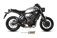 Kompletter Auspuff Mivv Oval Carbon Yamaha XSR 700 2016 - 2020