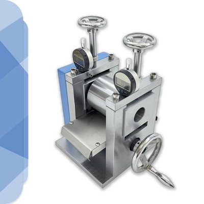 Vertical Lab Manual Roller Press Machine Battery Electrode Sheet Calender