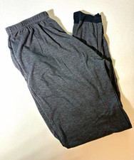 Ekouaer Women's Gray Pajama Set V-Neck Short Sleeve Button Jersey M