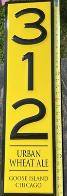 Goose Island 312 Urban Wheat Ale-CHICAGO Metal Sign