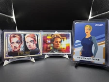 2021 Rittenhouse Women of Star Trek Jeri Ryan as Seven of Nine (all 3 from set) 