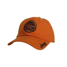 Jeep Desert Rated 4x4 Twill Cap Buckle Closure in Orange