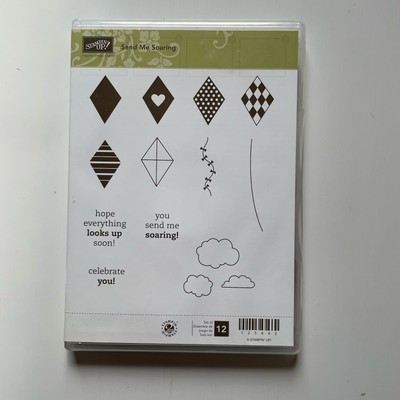 Stampin  Up! SEND ME SOARING Stamp Set Kites Spring Wind Clouds
