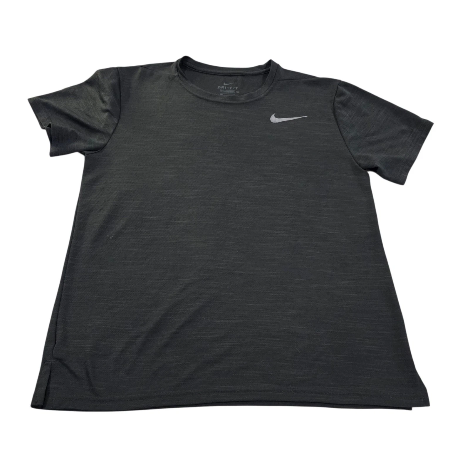 Nike Dri-FIT Short Sleeve Training Shirt Men's M Gray Heather Used