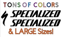 3 Piece Specialized Bikes Vinyl Decal Set TON...