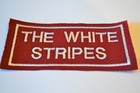 White Stripes Embroidered Iron-On Punk Rock Garage Blues Indie Rare Patch Badge
