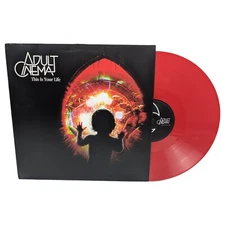 This Is Your Life by Adult Cinema (Red Vinyl Record LP, 2018) Limited Edition
