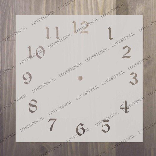 clock face/Clock stencils craft,fabric,glass,furniture,wall art - Picture 12 of 17