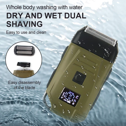 USB Rechargeable Foil Shaver Electric Cordless Wet/Dry Shaver Razor for Men New - Picture 2 of 13