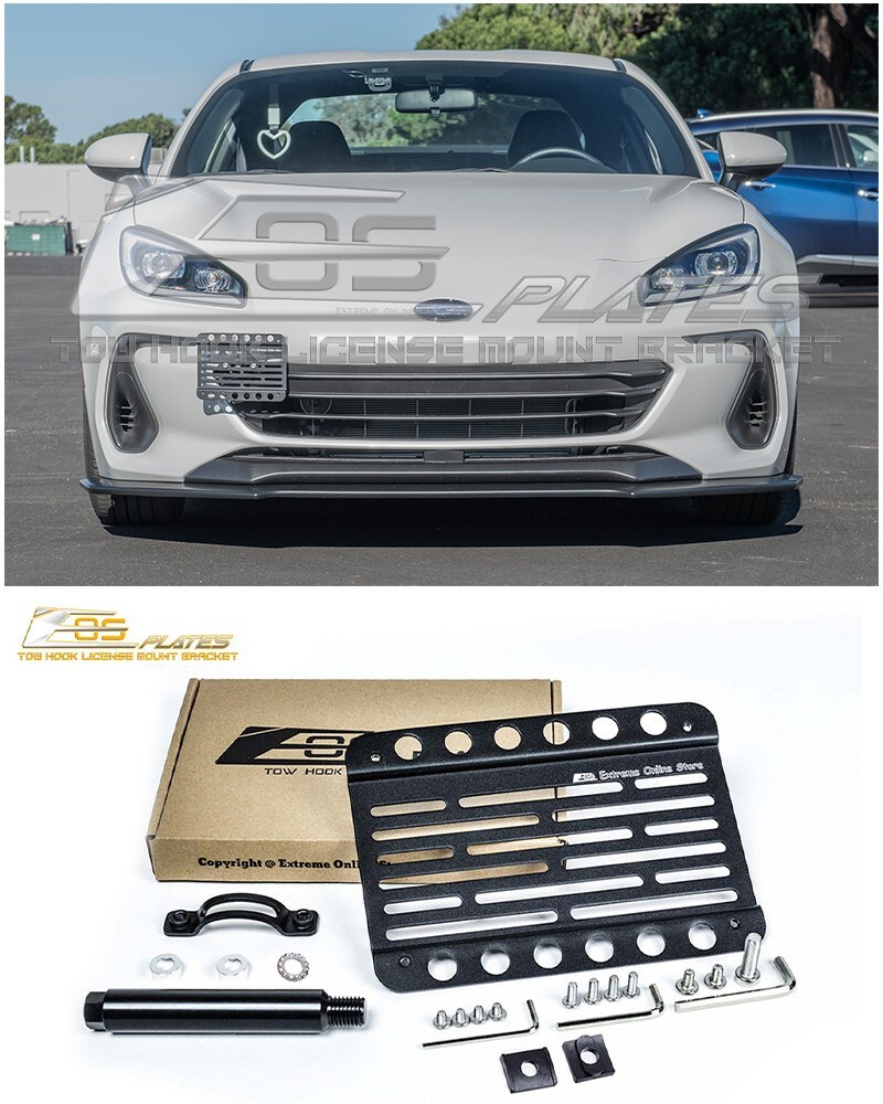EOS Plate For 22-Up Subaru BRZ ZD8 Front Bumper Tow Hook License
