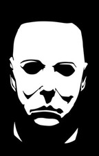 Michael Myers vinyl decal sticker horror halloween carpenter 70's