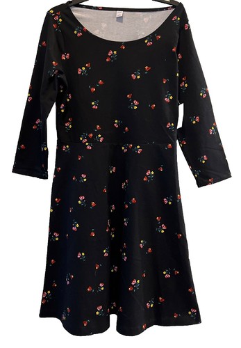 Haut Femme Old Navy – Taille SP (petite), Manches 3/4, Bleu Marine/gris, 100% Coton, Occasion Bon état