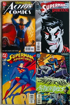 SUPERMAN - Konvolut 4x Comics - Dracula - Alex Ross - Struzan, DC Comics 2001