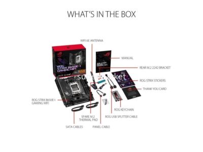 【ほぼ新品】ROG STRIX B650E-I GAMING WiFi Amazon.com: ASUS ROG Strix B650E-I Gaming WiFi AMD Ryzen AM5 mini